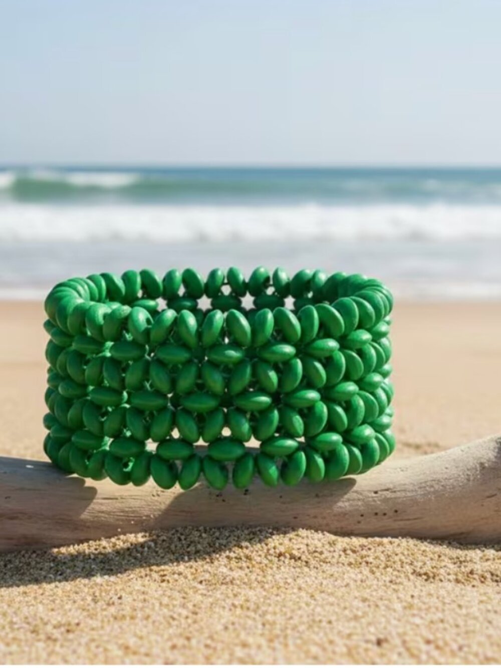 Handmade Wooden Bead Bracelet